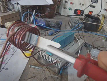 Testing a different metal piece