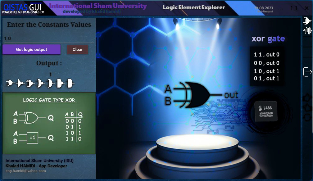 Logic gates simulator