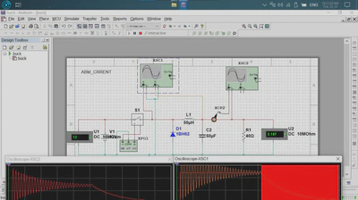 Buck circuit simulation